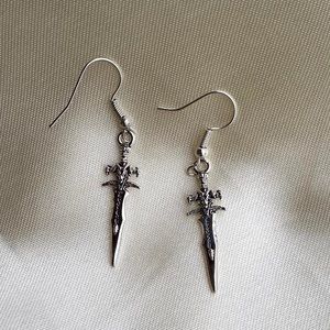 gothic dagger earrings